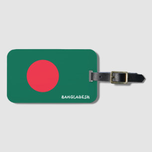 Nationalflagge in Bangladesch Gepäckanhänger