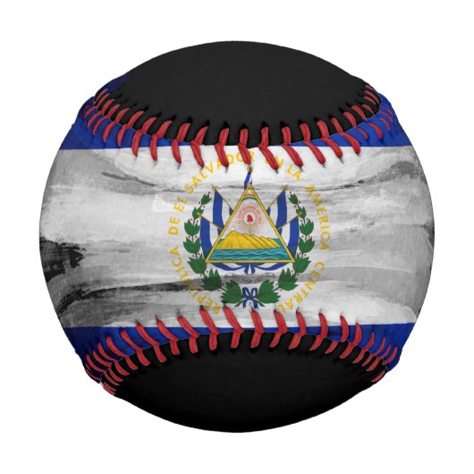 Nationalflagge in El Salvador Baseball (Vorderseite)