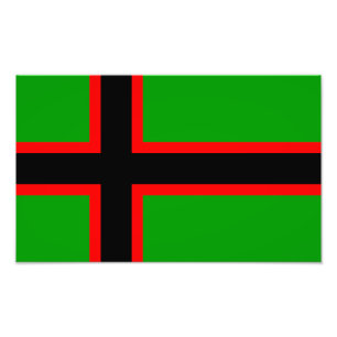 Nationalflagge Kareliens Fotodruck