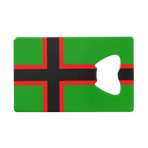 Nationalflagge Kareliens Geldbeutel Flaschenöffner