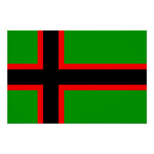Nationalflagge Kareliens Poster