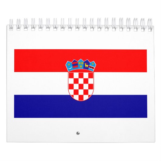 Nationalflagge Kroatien Kalender (Titelbild)
