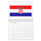 Nationalflagge Kroatien Kalender (Jan 2027)