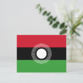 Nationalflagge Malawi Postkarte (Stehend Vorderseite)