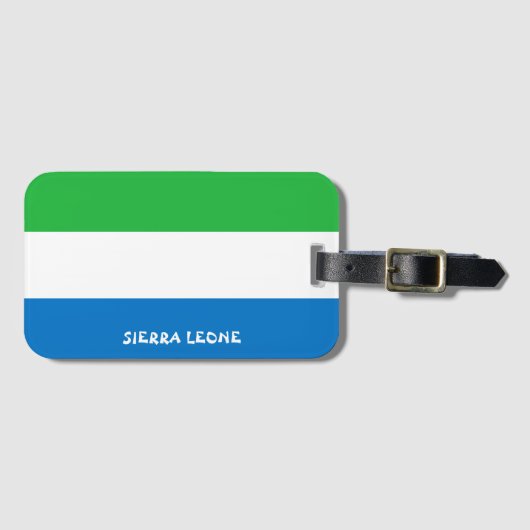 Nationalflagge - Patriotic Gepäckanhänger (Vorderseite (Horizontal))