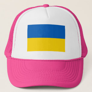 Nationalflagge PINK Ukraine Truckerkappe