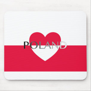 Nationalflagge Polen - Polska - Rzeczpospolita Mousepad