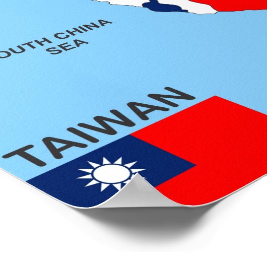 Nationalflagge Poster (Ecke)