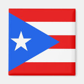 Nationalflagge Puerto Rico Magnet (Vorne)
