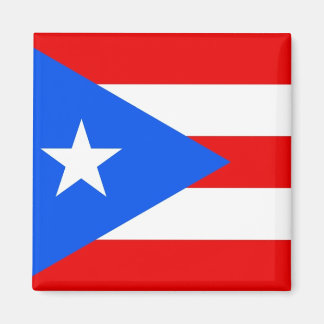 Nationalflagge Puerto Rico Magnet