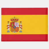 Nationalflagge Spanien Rechteckmagnet Magnet (Vorderseite)