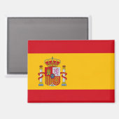 Nationalflagge Spanien Rechteckmagnet Magnet (Vorderseite/Rückseite)