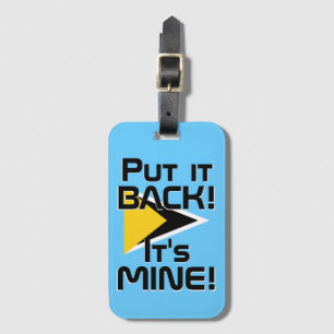 Nationalflagge St. Lucia Funny Patriotic Gepäckanhänger