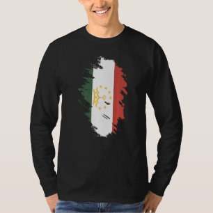 Nationalflagge Tadschikistans Souvenir für Männer T-Shirt