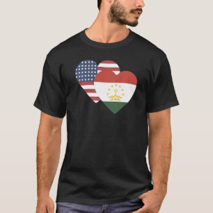 Nationalflagge Tadschikistans Souvenir für Männer T-Shirt