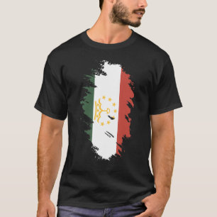 Nationalflagge Tadschikistans Souvenir für Männer T-Shirt
