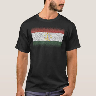 Nationalflagge Tadschikistans Souvenir für Männer T-Shirt