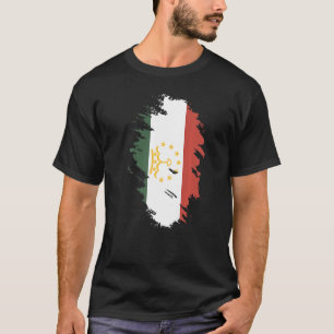 Nationalflagge Tadschikistans Souvenir für Männer T-Shirt