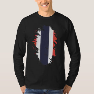Nationalflagge Thailand Souvenir für Männer Frauen T-Shirt