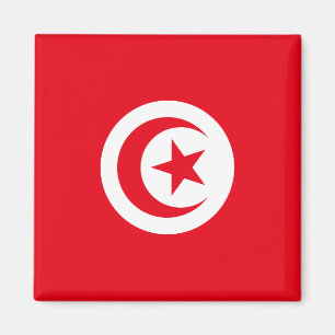 Nationalflagge Tunesiens Magnet