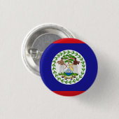 Nationalflagge von Belize Button (Vorne & Hinten)