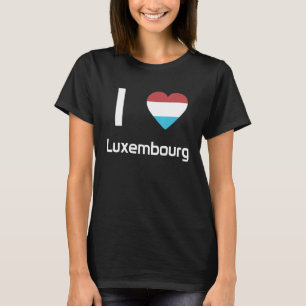 Nationalflagge von Luxemburg Souvenir für Männer F T-Shirt
