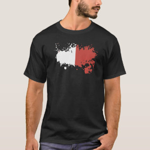 Nationalflagge von Malta Souvenir für Männer Fraue T-Shirt