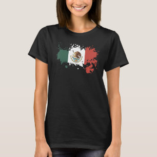 Nationalflagge von Mexiko Souvenir für Männer Frau T-Shirt