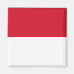 Nationalflagge von Monaco Magnet