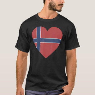 Nationalflagge von Norwegen Souvenir für Männer Fr T-Shirt