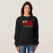 Nationalflagge von Tonga Sweatshirt (Vorne ganz)