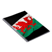 Nationalflagge Wales, Patriotischer Roter Drache Notizblock (Rechte Seite)
