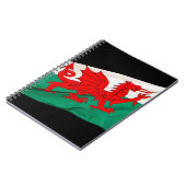 Nationalflagge Wales, Patriotischer Roter Drache Notizblock (Linke Seite)