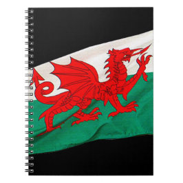 Nationalflagge Wales, Patriotischer Roter Drache Notizblock