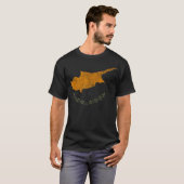 Nationalflagge Zyperns T-Shirt (Vorne ganz)