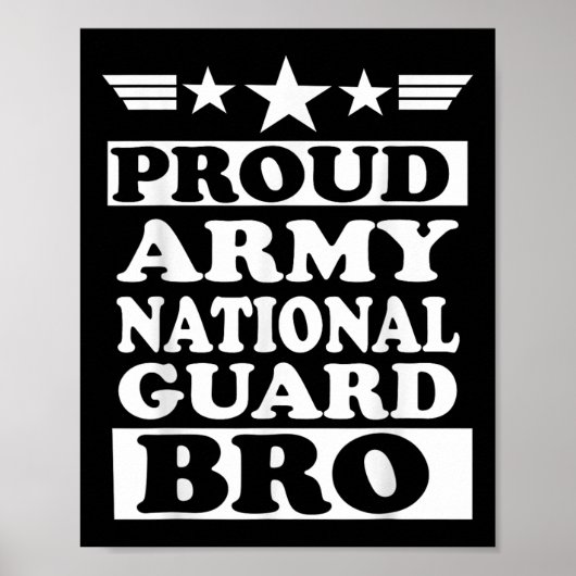 Nationalgarde der Proud-Armee Bruderlandschaft Poster (Vorne)