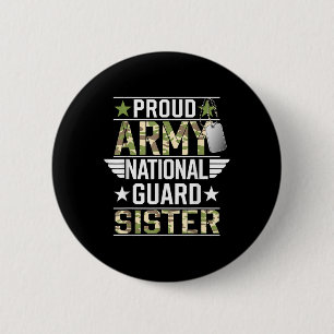 Nationalgarde der Proud-Armee Sister Veterans Day Button