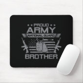 Nationalgarde der Proud Brüderflagge USA Militar Mousepad (Mit Mouse)