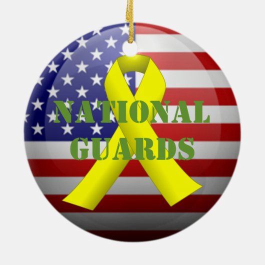 Nationalgarde Keramik Ornament (Hinten)