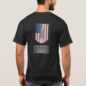 Nationalgarde-Schild T-Shirt (Rückseite)