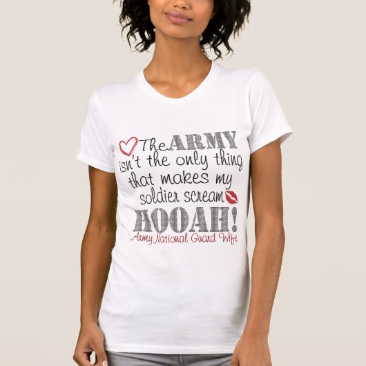 Nationalgarde-Schrei HOOAH T-Shirt (Vorderseite)
