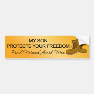 (Nationalgarde) schützt mein Sohn Ihre Freiheit Autoaufkleber