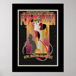 Nationalgeschichte der Frauen Centennial Poster Pr