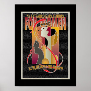 Nationalgeschichte der Frauen Centennial Poster Pr