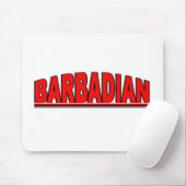 Nationalitäten - "Barbadian " Mousepad (Mit Mouse)