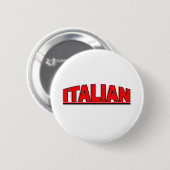 Nationalitäten - "Italiener " Button (Vorne & Hinten)
