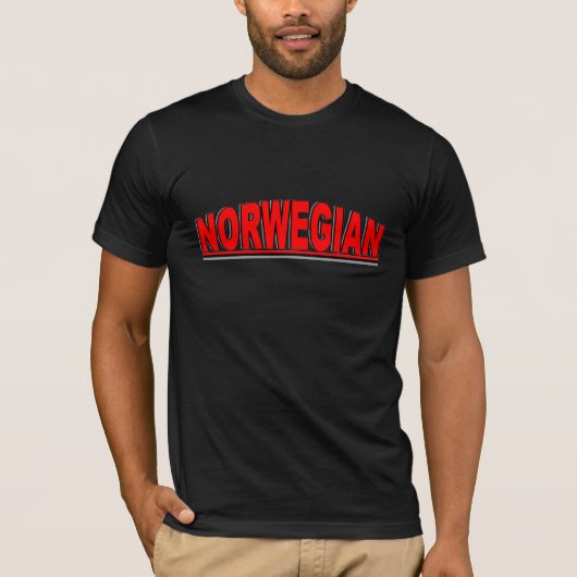 Nationalitäten - "Norweger " T-Shirt (Vorderseite)
