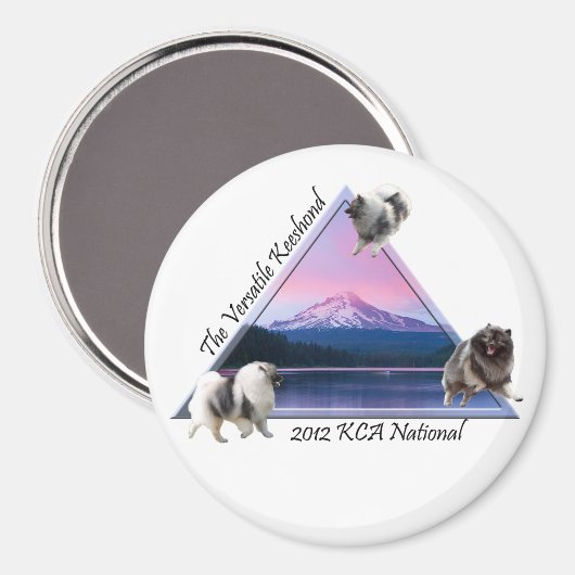 Nationalmagnet der KCA 2012 Magnet (Vorderseite/Rückseite)