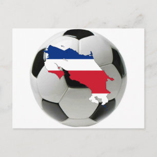 Nationalmannschaft Costa Rica Postkarte