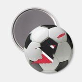 Nationalmannschaft Trinidad und Tobago Magnet (Vorderseite/Rückseite)
